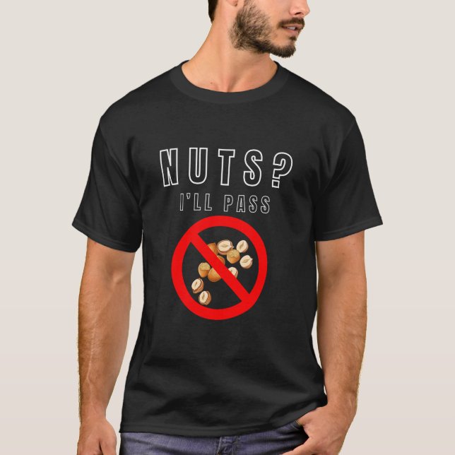 No Nuts Allowed Men T-shirt  (Front)