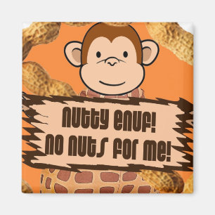 No Nuts for Me Magnet