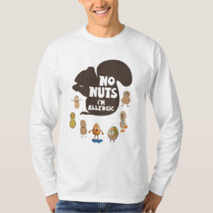 No Nuts I'm Allergic Peanut Allergy Awareness T-Shirt