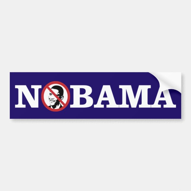 No Obama Bumpersticker Bumper Sticker (Front)