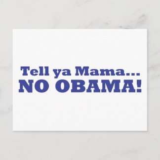 No Obama! Postcard
