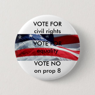 No on Prop 8 button
