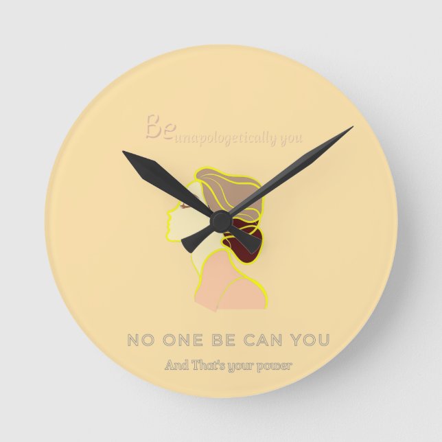 No One Be Can You Round Clock (Front)