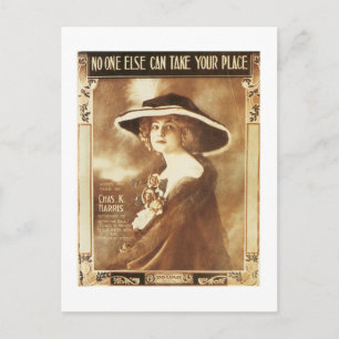 No One Else Can Take Your Place Songbook Cover Postcard