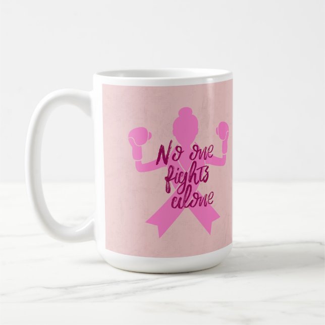 No One Fights Alone coffee mug  (Left)