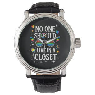 No One Should Live In A Closet LGBTQ Gay Lesbian Watch