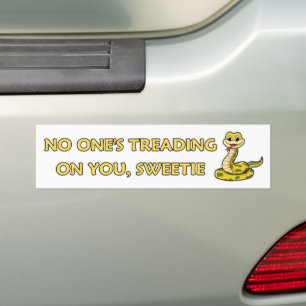 no one's treading on you, sweetie Sticker