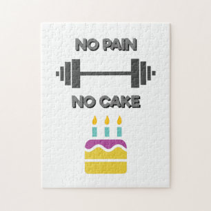 No Pain No Cake Jigsaw Puzzle