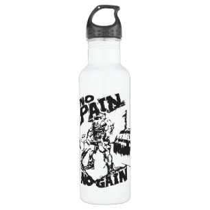No Pain No Gain - Bodybuilding Motivation 710 Ml Water Bottle
