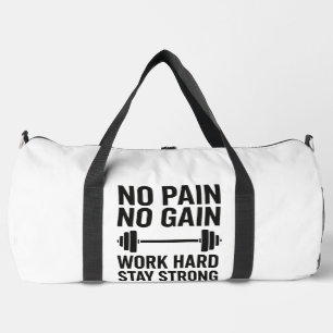 No Pain No Gain Duffle Bag