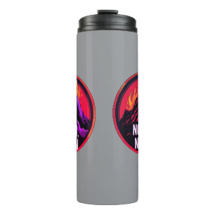 No Pain No Gain Fiery Mountain WorkThermal Tumbler