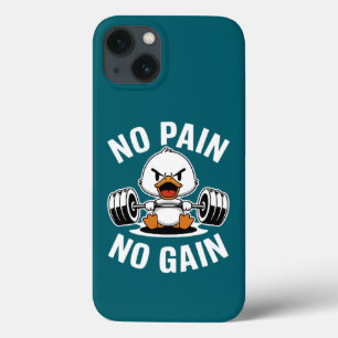 No Pain No Gain Gym Duck iPhone 13 Case