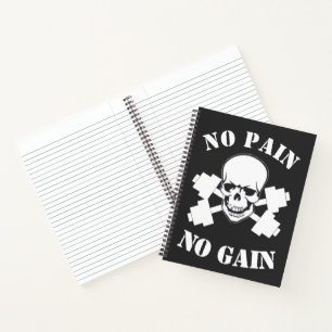 NO PAIN NO GAIN GYM JOURNALS PROGRESS TRACKING