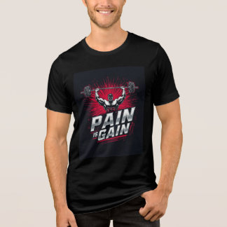 No Pain No Gain Gym T-Shirt Fitness Motivation Tee
