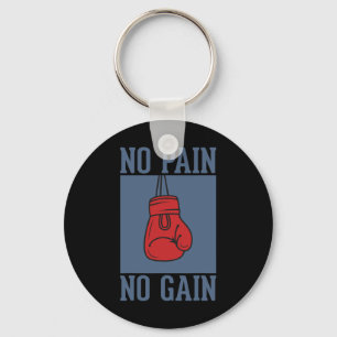 No Pain No Gain Key Ring