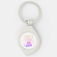 No Pain No Gain Keychain 