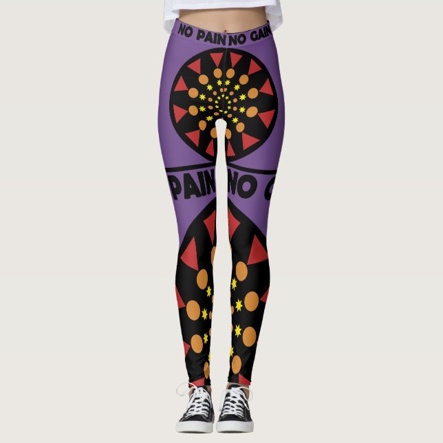 no pain no gain leggings (Front)