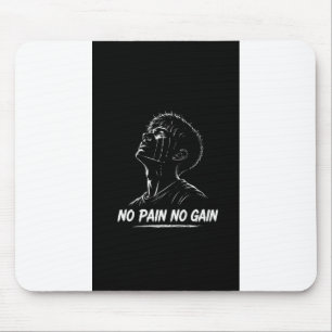 No Pain No Gain Motivational Mouse Pad