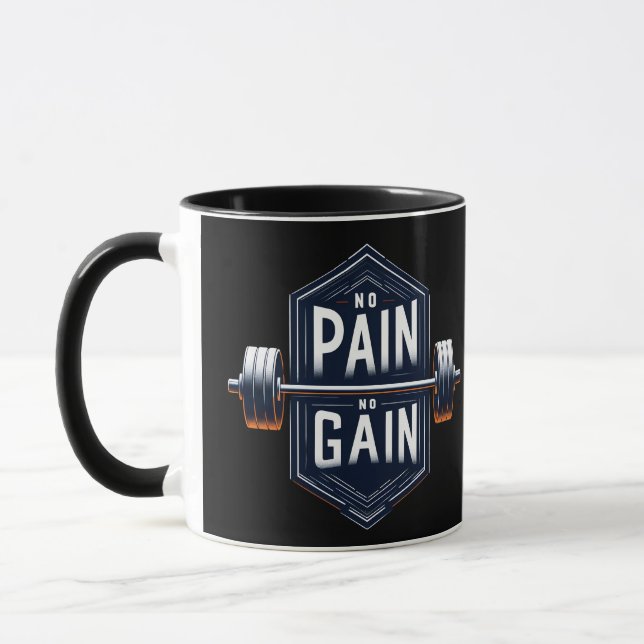 No Pain No Gain Mug (Left)