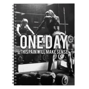 No PAIN No Gain - Women's Workout Motivational Notebook
