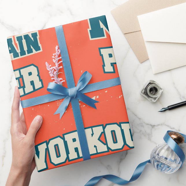 No Pain No Gain Workout Power Wrapping Paper (Creator Uploaded)