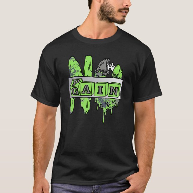 No Pain No Gain Yup Retro Green Bean 5s Unisex Mat T-Shirt (Front)