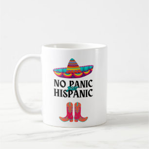 No Panic Hispanic Heritage Month Funny Hispanic Coffee Mug