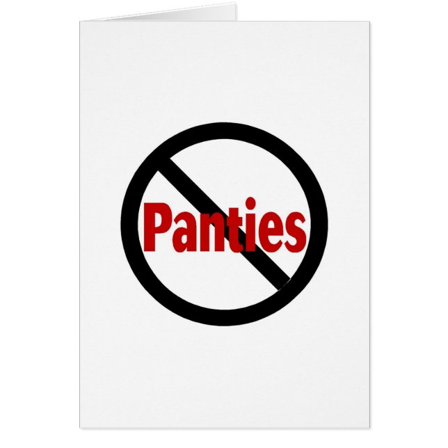 No Panties (Front)