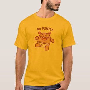 No Pants! - Orange T-Shirt