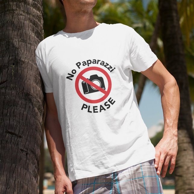 No Paparazzi Please - Almost Famous T-Shirt (Creator Uploaded)