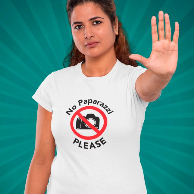 No Paparazzi Please - Almost Famous T-Shirt (Creator Uploaded)