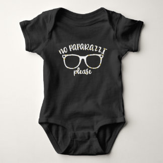 No Paparazzi Please Baby Bodysuit