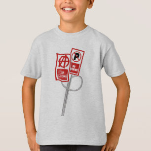 No parking anarchy sign T-Shirt