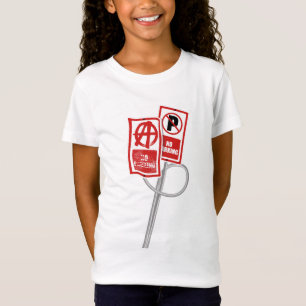 No parking anarchy sign T-Shirt