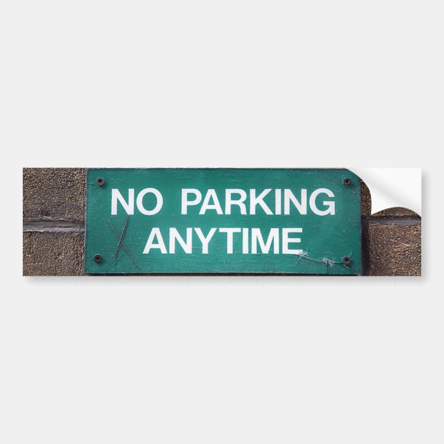 No Parking Anytime sticker (Front)