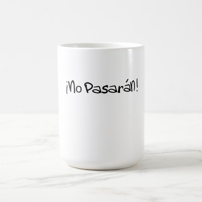 No Pasaran Anti-Fascist Mug (Center)