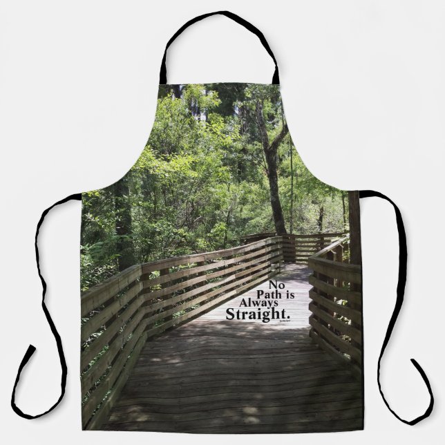 No Path is Always Straight Apron (Front)