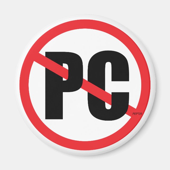 No PC Magnet (Front)