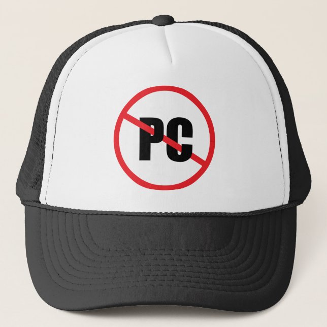 No PC Trucker Hat (Front)