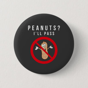 No Peanuts Allowed Button