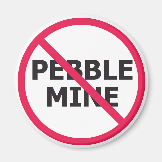 No Pebble Magnet (Front)