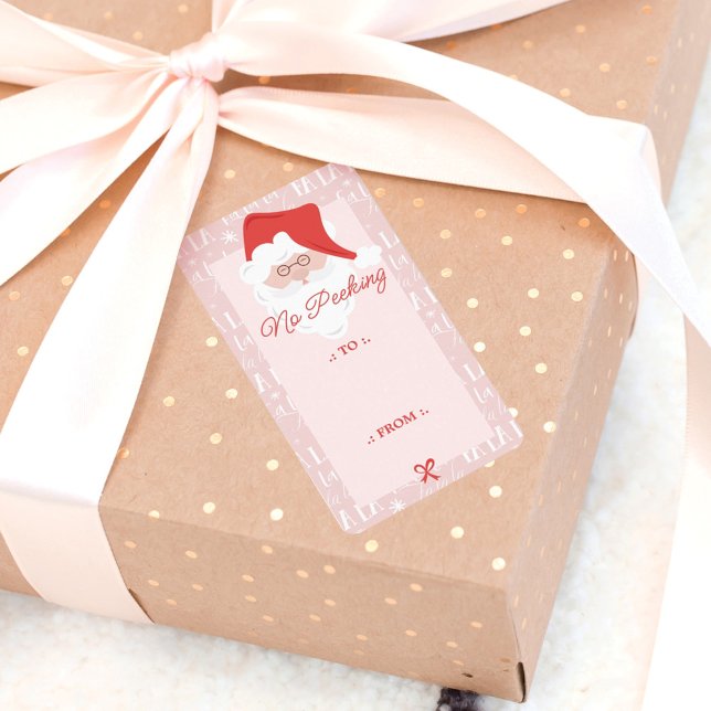 No Peeking Fa La La Santa Claus To & From  (Creator Uploaded)