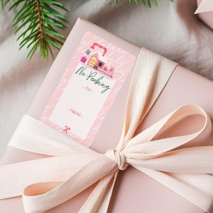 No Peeking Pink Christmas Elf Toy Workshop Fa La 