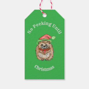 No Peeking Until Christmas Christmas Sheep Gift T Tags
