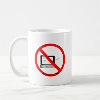 No Phishing Sign Coffee Mug