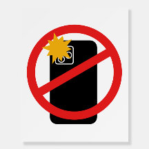 No Phone Photography - Respect Personal Privacy