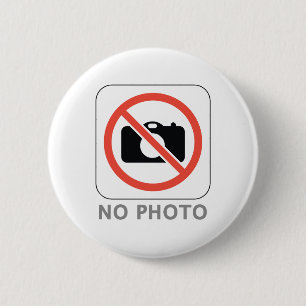 No Photo 6 Cm Round Badge