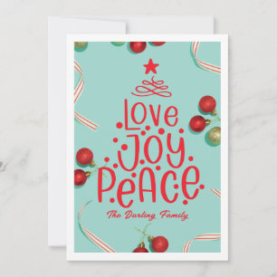 No Photo Christmas Card