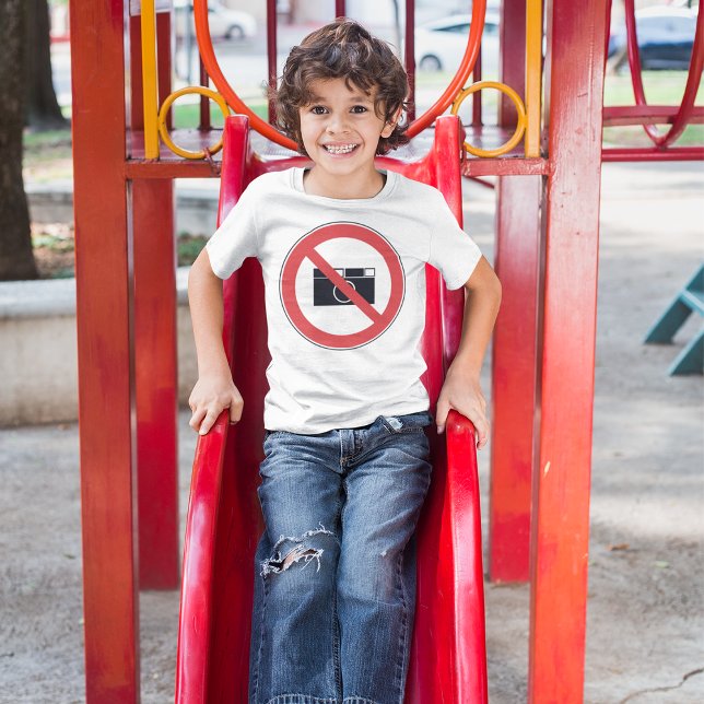 No Photography Sign T-Shirt (Creator Uploaded)