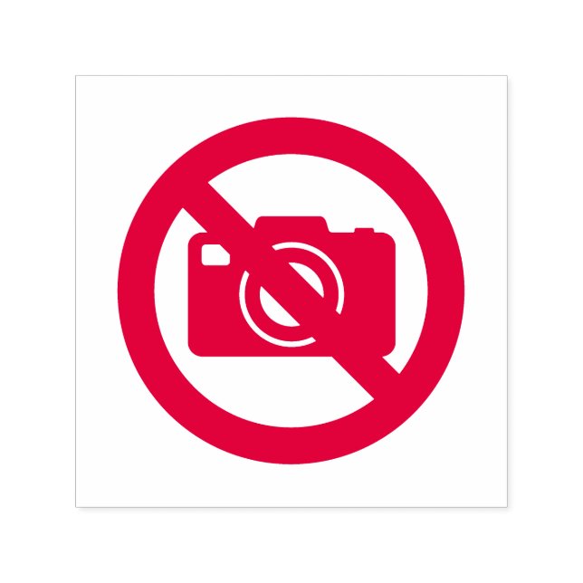 No Photos Allowed Self-inking Stamp (Design)